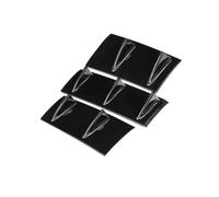 Diffuseur Arrière Diffuseur Universel À 7 Ailettes Pare-Chocs Arrière | Spoiler général aileron requin lèvre pare-chocs arrière de voiture à trois sections(Glossy Black)