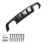 Diffuseur arrière noir brillant pour AUDI S3 berline 8V phase 1 de 05/2013 à 05/2016