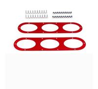 Diffuseur Arrière Panneau Diffuseur Dérivation D'air Pare-Chocs Arrière | BX100863 Diffuseur de pare-chocs arrière 2 pièces pour universel(Rouge)