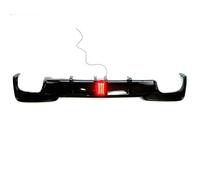 Diffuseur Arrière Pare-Chocs 2010 À 2017 Pour BMW Pour X3 F25 Sport M Pack MP Diffuseur Lèvre Pare-chocs Arrière Séparateur Becquet Kit Avec Feu Stop LED(Type 3)
