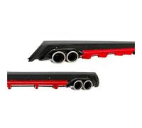 Diffuseur Arrière Pare-Chocs Diffuseur De Pare-chocs Arrière Voiture Pour Megane 4 HB, Kit Déflecteur Style En Plastique ABS Noir, Lèvre Séparation(Model 4)