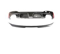Diffuseur Arrière Pare-Chocs Pour BMW Série 5 G30 G31 2017-2023 Sport Tech Noir Aspect Carbone Diffuseur Pare-chocs Arrière Ensemble Becquet M5 MP CS Style Compétition(C Diffuser Spoiler 3)