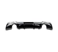 Diffuseur Arrière Pour BMW 328i 335i E92 Pour Coupé E93 Pare-Chocs Arrière | Lèvre diffuseur avec lumière Kits carrosserie becquet à double séparateur pour Cabriolet 2006-2013(Black B)