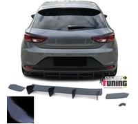 DIFFUSEUR ARRIERE SPORT NOIR BRILLANT POUR SEAT LEON 3 CUPRA 2012-2016 (05672)