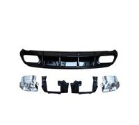 Diffuseur arrière W176 Compatible pour une classe W176 Sport année 2017-2019 à une lèvre arrière noir brillant 45 avec embouts d'échappement diffus