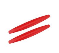 Diffuseur Becquets arrière Bande Protection pour Pare-Chocs Voiture, 28.5/36/40cm, Bandes, Autocollant, d'angle, Anti-Rayures, Carrosserie Automobile aileron de Pare-Chocs(2pcs Red 40cm)