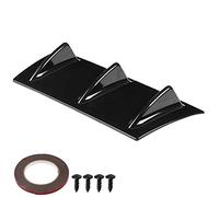 Diffuseur Becquets arrière, Becquets arrière Spoilers universels châssis de Pare-Chocs arrière de Voiture diffuseur de lèvre d'aile de becquet d'aileron de Requin (S)