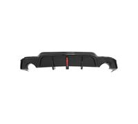 Diffuseur Becquets arrière pour Lexus IS250 IS350 2014-2016 Diffuseur Pare-Chocs Arrière Voiture Kit Carrosserie Fiber Carbone Peint avec Lumière LED aileron de Pare-Chocs(Glossy Black)