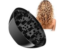Diffuseur Cheveux Bouclés Universel Diffuseur Cheveux Bouclés,Noir Diffuséur Seche Chéveux,Sèche-Chéveux Adaptable Pour Sèche-Chevéux Avec Buse,Accessoire Pour Embout Diffuséur Seche Chevéux (A)