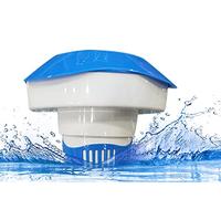 Diffuseur Chlore Piscine 200g, Flotteur Piscine Chlore, Brome Piscine Flotteur ABS, Pastille Chlore Accessoires pour Anti Algue Piscine Eau Verte - Jacuzzi - SPA Exterieur Skimmer - Piscine Gros Galet