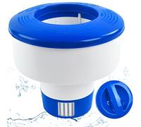 Diffuseur Chlore Piscine, 8 Pouces Diffuseur Flottant Piscine Distributeur Flottant, Flotteur Piscine Chlore, Distributeur Chlore Spa, Diffuseur de Chlore pour Piscine Bains à Remous Spa Fontaines