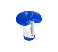 Diffuseur Chlore Piscine avec Thermomètre Distributeur Flottant Automatique Doseur de Chlore pour Piscine de 5 Pouces Distributeu