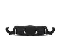 Diffuseur Chocs Arrière Voiture pour Infiniti Q50 2014-2017 Kit carrosserie lèvre postérieure Voiture becquet diffuseur Pare-Chocs arrière Automatique avec Voyant Lumineux(Glossy Black)