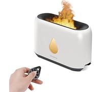 Diffuseur D’huiles Essentielles avec Lumière à Effet Spécial De Flamme, Humidificateur à Brume Fraîche De 200 ML, Diffuseur D’arômes De 12 Heures De Fonctionnem, W