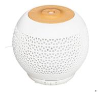 Atmosphera - Diffuseur d'huiles essentielles - céramique & Bambou - Blanc 250 ML