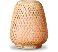Diffuseur D¿Huiles Essentielles Ultrasonique Olaki (Jusqu¿À 40 M²) - Diffusion À Froid Pour L¿Aromathérapie - Design Artisanal Zen En Bambou Tressé