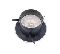 Diffuseur d'aération circulaire réglable fabriqué en ABS pour distribution d'air CVC, montage mural ou plafond pour besoins de ventilation résidentielle (75 mm)