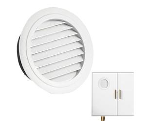 Diffuseur D'aération - Évent De Plafond De 7,48 Pouces | Sortie D'air Réglable - Persienne À Disque Rond En Matériau ABS De 180 G Avec Port D'échappement Durable À Débit D'air Réglable Pour La Ventila