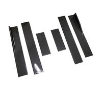 Diffuseur D'aile Latérale Kit 78.7 "86.6" pour VW pour Golf MK5 MK6 pour GTD pour GTI pour TDI Jupe Latérale Séparateur D'extension Universel De Tablier Couvercle D'aile