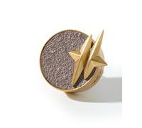 Diffuseur d'air de voiture avec clip de ventilation avec coussinets d'oreille de rechange sans parfum (doré et métallique, diamètre de 4 cm)