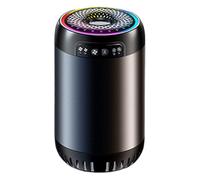 Diffuseur d'air de voiture avec diffuseur de voiture léger et rechargeable | Diffuseur de thérapie rechargeable intelligent, parfum de voiture avec batterie, parfum automatique portable avec lumière