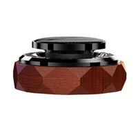 Diffuseur d'air de voiture - Diffuseur de voiture en noyer - Énergie solaire Car Aromaa - Désodorisant pour voiture - Parfum orange - Aromathérapie de voiture - Pour intérieur de SUV à la maison