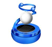 Diffuseur d'air pour voiture à énergie solaire | Distributeur de parfum pour voiture avec motif boule d'étoile rotative | Épandeur réglable à 360° pour véhicules, maison, chambres | F
