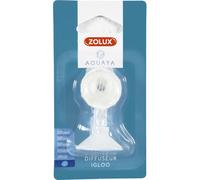 Diffuseur d'air réglable à ventouse avec mousse pour aquarium Zolux Igloo Blanc TU