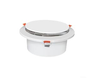 Diffuseur d'air rond avec filtre pour une utilisation au mur ou au plafond dans les réseaux de circulation d'air intérieur et de ventilation (Φ100)