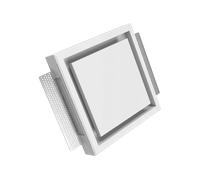 Diffuseur d'air sourcing kvadro-125 125mm Blanc