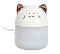 Diffuseur d'ambiance The Concept Factory Chat Led Kawaii Blanc