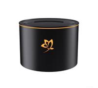 Diffuseur d'aromathérapie à flamme de bureau avec éclairage LED coloré, fonction d'arrêt automatique, fonctionnement silencieux, alimenté par USB pour une atmosphère apaisante (A)