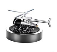 Diffuseur d'aromathérapie de voiture avec design rotatif à énergie solaire pour décoration intérieure automobile - Construction en alliage d'aluminium et ABS, fonctionnement silencieux (argenté)