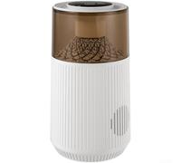 Diffuseur d'aromathérapie de voiture en aluminium offrant un parfum d'eau florale, sélection du mode tactile, contrôle de la stabilité thermique et options de lumière ambiante multiples (blanc)