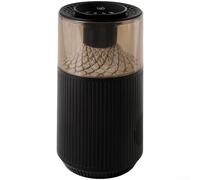 Diffuseur d'aromathérapie de voiture en aluminium offrant un parfum d'eau florale, sélection du mode tactile, contrôle de la stabilité thermique et options de lumière ambiante multiples (noir)