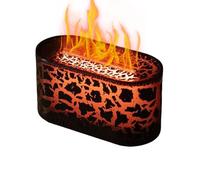 Diffuseur d'aromathérapie | Diffuseur d'air avec effet flamme chauffe-serviettes | Humidificateur silencieux décoratif pour aromathérapie chambre salle de bain salon hôtel spa yoga maison et
