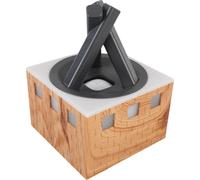 Diffuseur d'aromathérapie Humidificateur Creative Campfire Quiet 400ml Essential Oil Diffuser Humidifier with Colorful Night Light Timer for Home Ornament EU Plug 100-240V