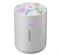 Diffuseur d'aromathérapie, humidificateur, diffuseur compact d'huiles essentielles, alimenté par USB, humidificateur silencieux à touches noires et blanches pour voiture, maison, bureau, chambre à