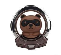 Diffuseur d'aromathérapie intérieur de voiture avec boîtier en forme d'ours et éclairage d'ambiance déclenché par microphone pour grille d'aération (C)