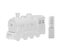 Diffuseur d'aromathérapie vintage train à vapeur, 2 modes de brume et LED, bureau & domicile