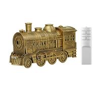 Diffuseur d'aromathérapie vintage train à vapeur, 2 modes de brume et LED, bureau & domicile