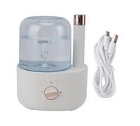 Diffuseur D'arôme De Trombe D'eau De 1000ML, Humidificateur De Diffuseur D'aromathérapie USB Ultra-silencieux Pour les Enfants à la Maison, Diffuseurs D'huiles Essentielles à Arrêt (Blanc)