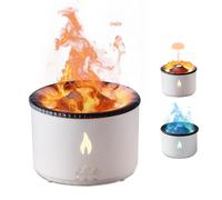 Diffuseur d'Arôme Flamme Volcan Humidificateur: Diffuseur de Parfum d'Huile Essentielle à Ultrasons de 360ml de Grande Capacité d'Huile Essentielle Chambre à Coucher, Bureau à Domicile