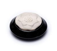 Diffuseur d'arôme pierre Lotus noir -- 7.5cm