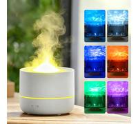Diffuseur d'arômes - 200 ml - Diffuseur d'huiles essentielles - Avec 7 couleurs de lumière LED - Pour chambre à coucher, salon, bureau, yoga