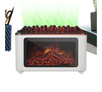 Diffuseur D'arômes De Cheminée - Humidificateur Ultrasonique Silencieux De 160 Ml Avec 7 Couleurs De Flamme | Diffuseur D'huile De Cheminée, Pour Chambres, Bureaux, Voiture, Salon, Spa, Yoga, Méditati