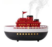Diffuseur d'arômes| Diffuseur de brume essentiel Aromathérapie de conception bateau à vapeur à double brume
