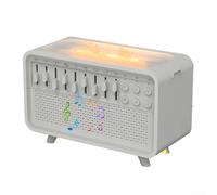 Diffuseur d'arômes humidificateur à bruit blanc, 8 sons apaisants réglables, haut-parleur pour, lumière pour chambre d'enfant, crée un environnement calme pour