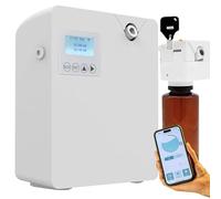 Diffuseur D'ArôMes pour La Maison (300 M-400 M³), Machine à Air ParfuméE Intelligente WiFi (ContrôLe par TéLéPhone Portable), Minuterie + Bouteille D'Huiles 300 ML, pour Grande PièC,A