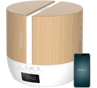 Diffuseur D'Arômes Purearoma 550 Connected White Woody. Capacité 500 Ml, Écran Led, Haut-Parleur, Contrôle Par Bluetooth, 3 Modes De Fonctionnement, Minuterie 12H, Couverture 30 M²